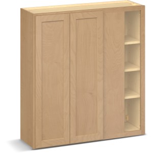 RELIABILT Parkstone II Blind Wall Cabinet, Wheat Stained, 39" W, 2 Doors, Fully Assembled - 641553 | Lowe's Pro Supply